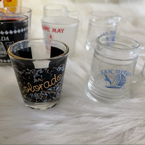 Libbey Shot Glasses United States State HI NY MS - Picture 12 of 12